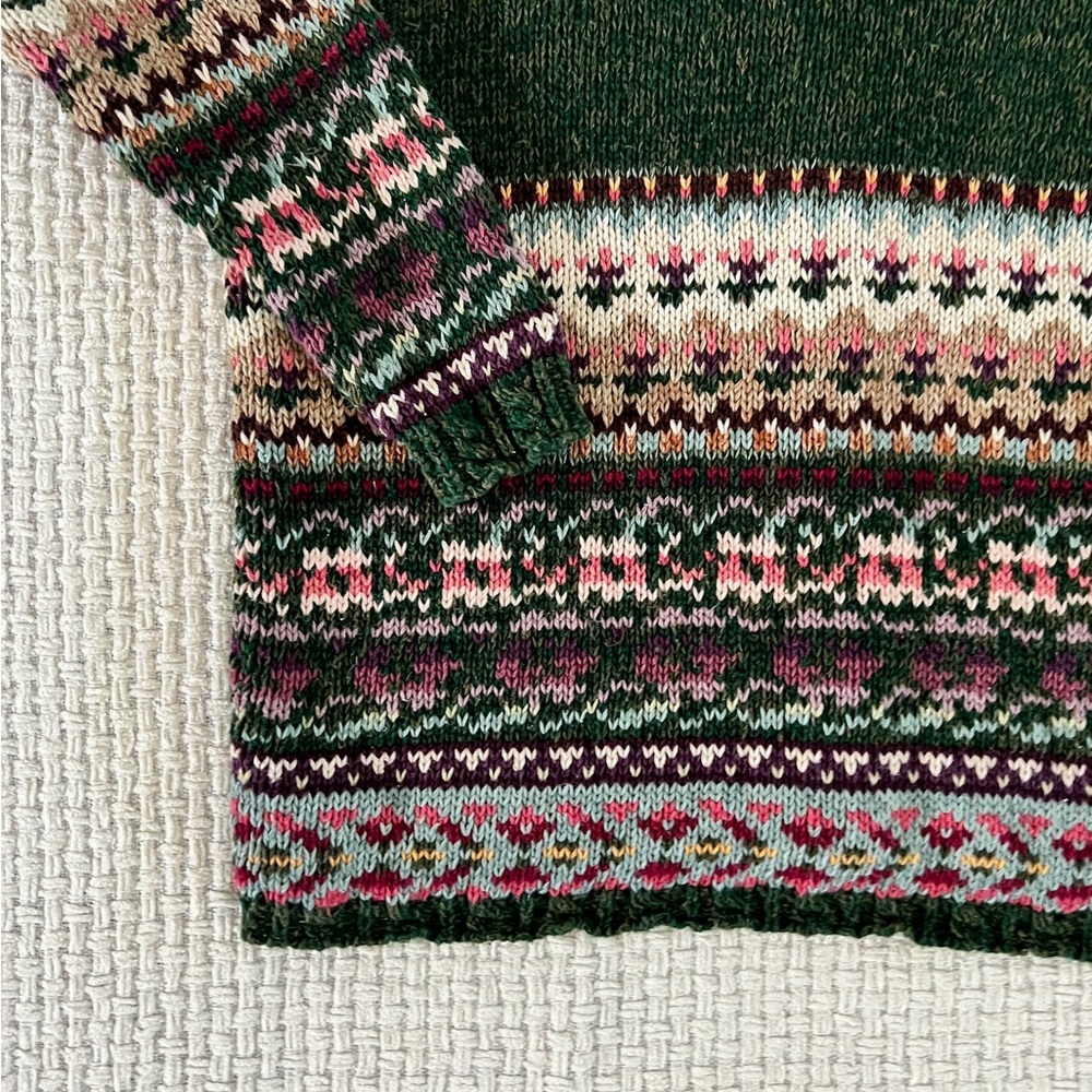SOLD VINTAGE Cottagecore Knit Cardigan - Picture 5 of 7
